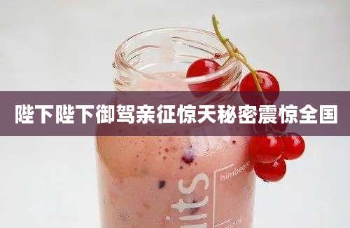 陛下陛下御驾亲征惊天秘密震惊全国