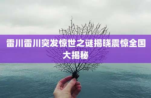 雷川雷川突发惊世之谜揭晓震惊全国大揭秘
