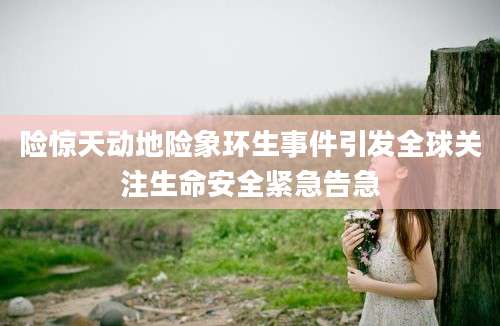 险惊天动地险象环生事件引发全球关注生命安全紧急告急