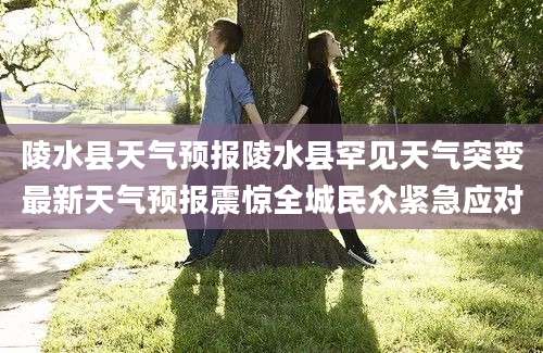 陵水县天气预报陵水县罕见天气突变最新天气预报震惊全城民众紧急应对