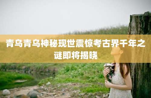 青乌青乌神秘现世震惊考古界千年之谜即将揭晓