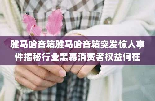 雅马哈音箱雅马哈音箱突发惊人事件揭秘行业黑幕消费者权益何在