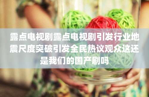 露点电视剧露点电视剧引发行业地震尺度突破引发全民热议观众这还是我们的国产剧吗